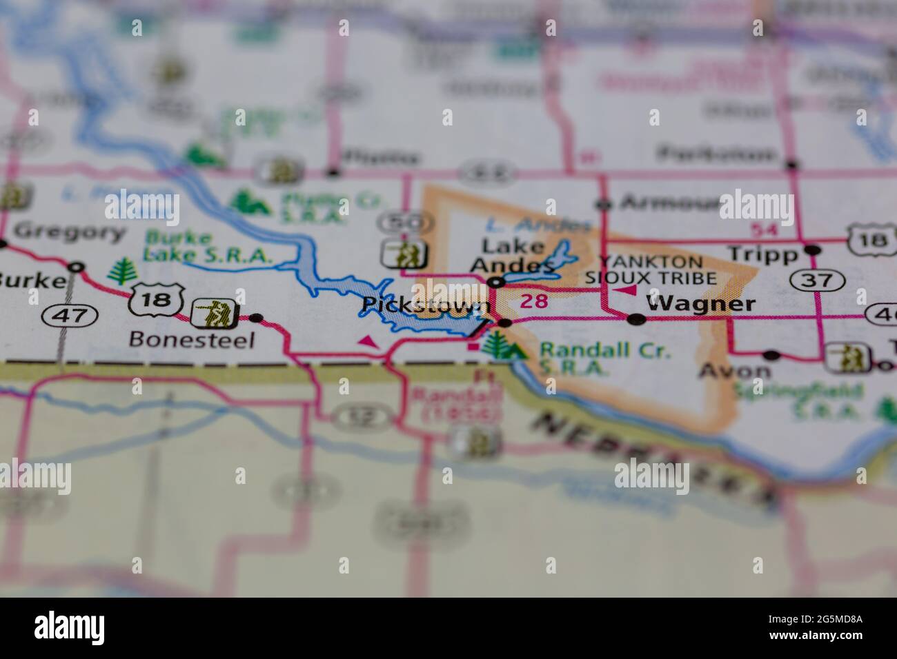 Pickstown map hires stock photography and images Alamy