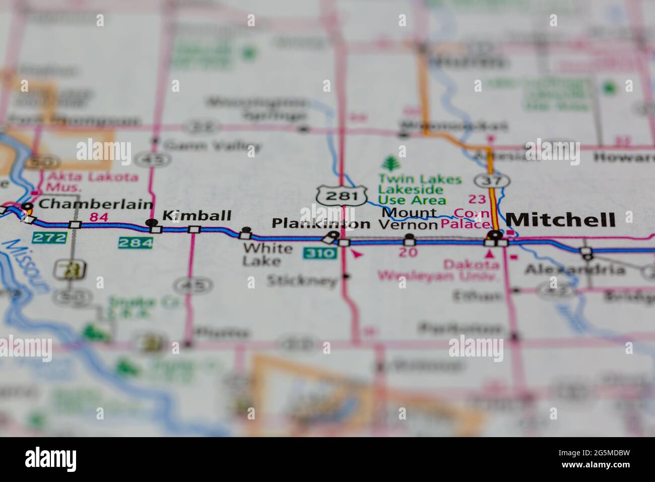 Map of plankinton hires stock photography and images Alamy