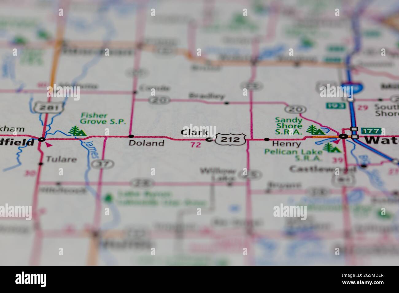 Clark South Dakota Map Clark South Dakota Usa Shown On A Geography Map Or Road Map Stock Photo -  Alamy