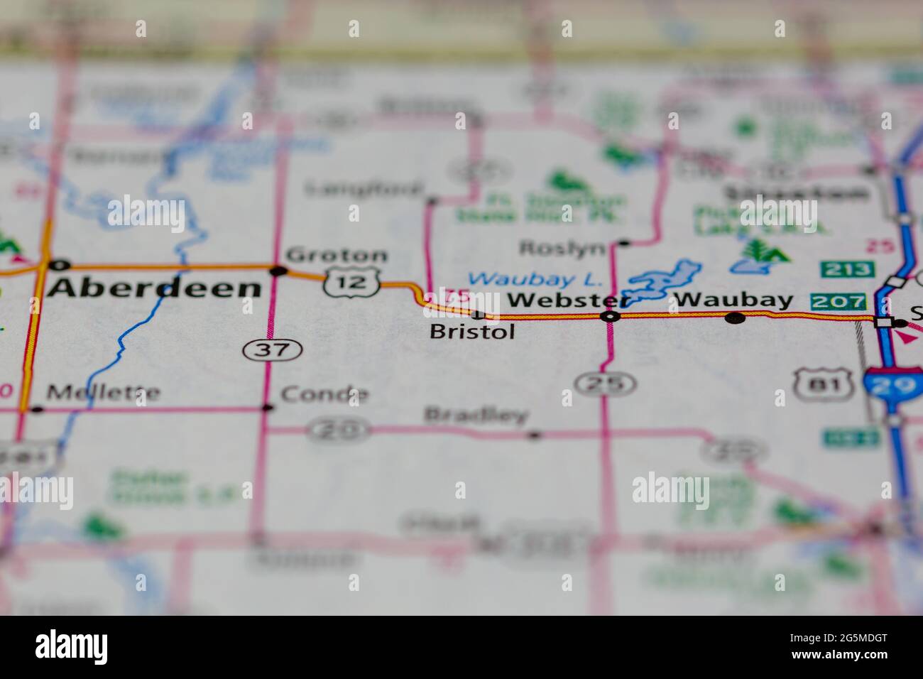 Bristol south dakota map hires stock photography and images Alamy