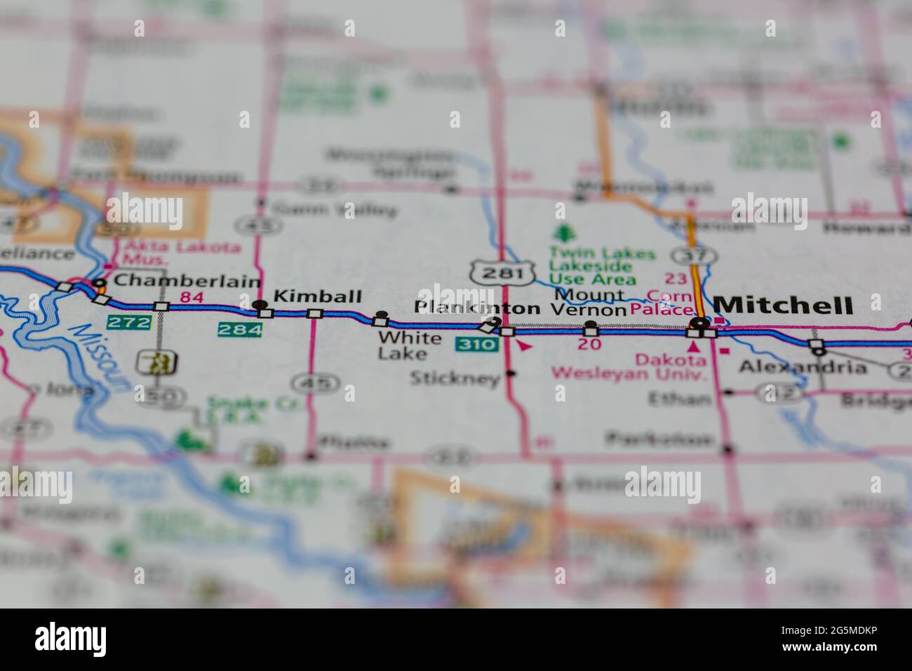 Map of plankinton hires stock photography and images Alamy