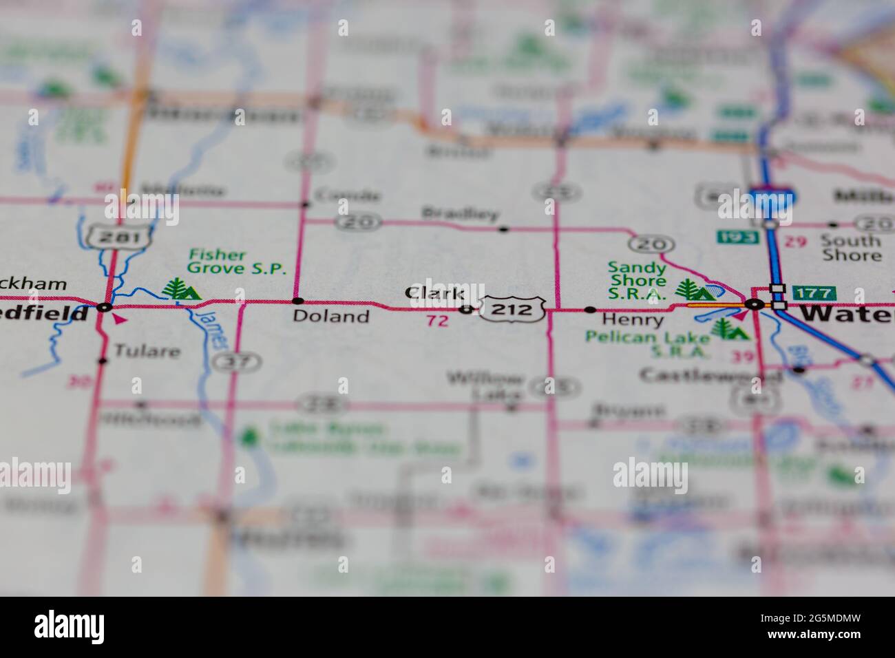 Kdot Road Conditions Map Clark South Dakota Usa Shown On A Geography Map Or Road Map Stock Photo -  Alamy