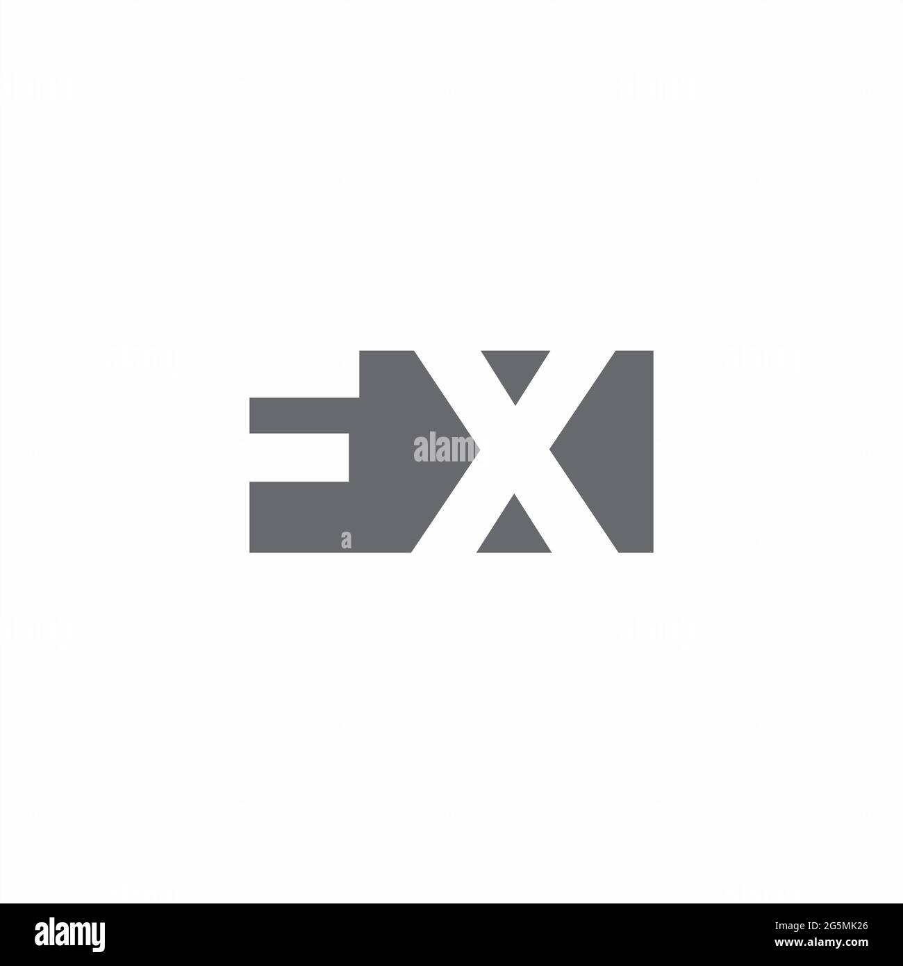 FX Logo monogram with negative space style design template isolated on white  background Stock Vector Image & Art - Alamy
