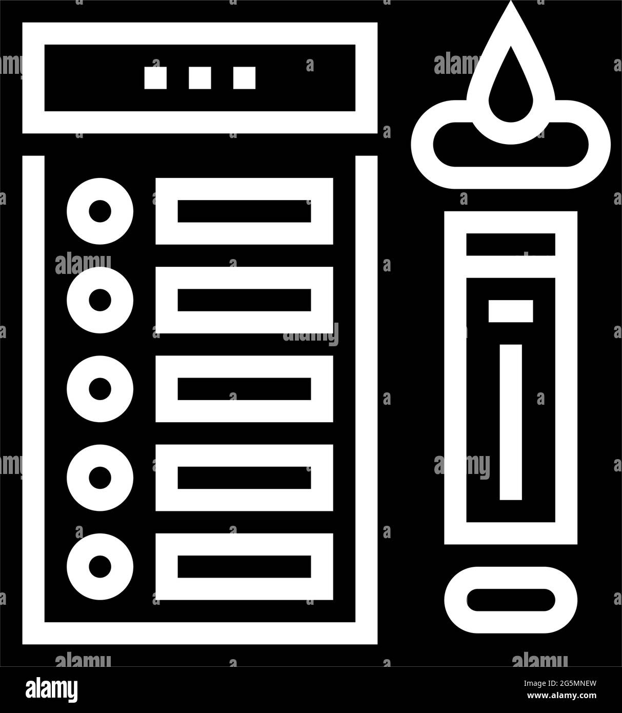 Control panel car wash Stock Vector Images Alamy