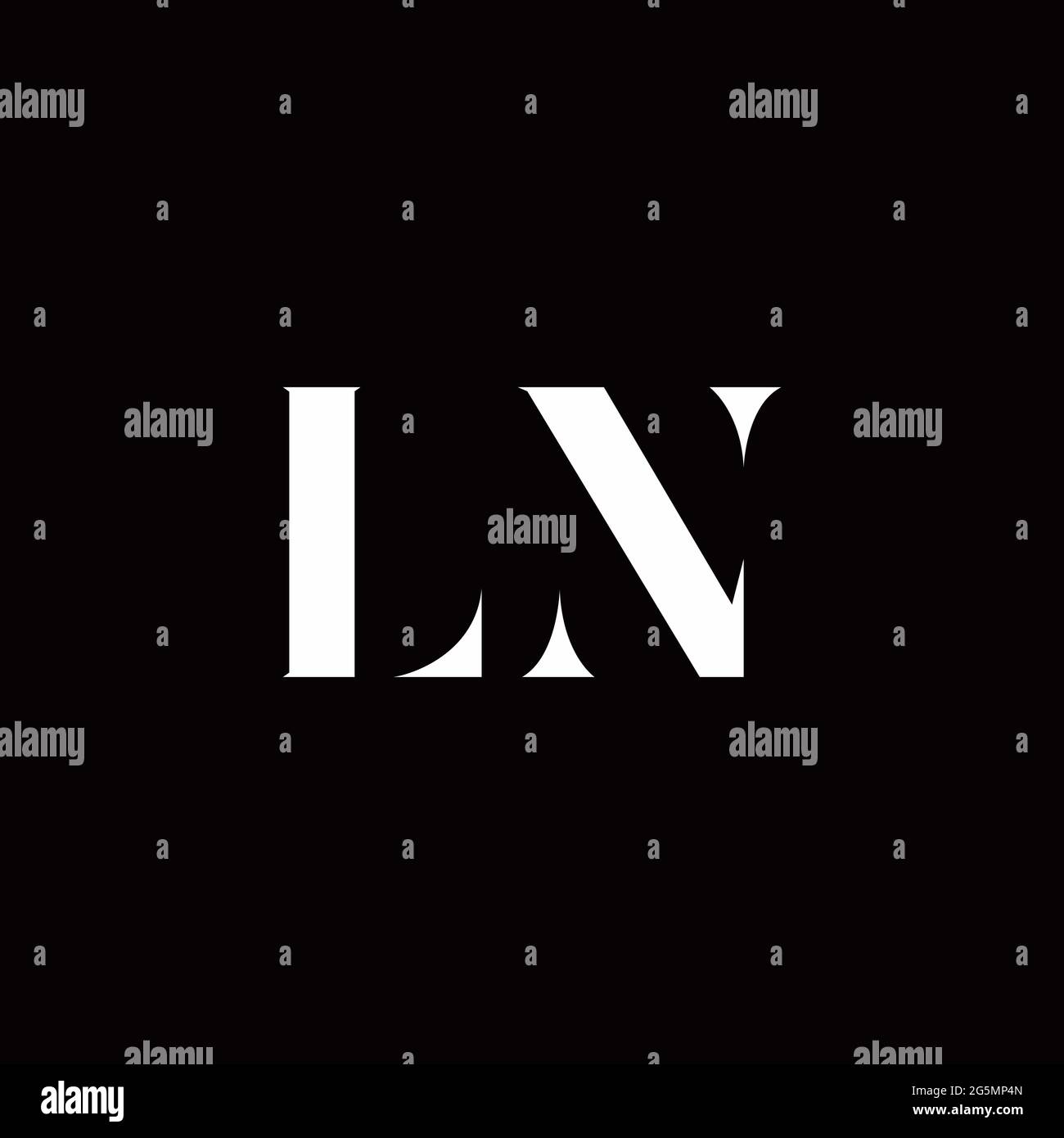 Logo Letter Initial Logo Designs Template with Gold and Black ...