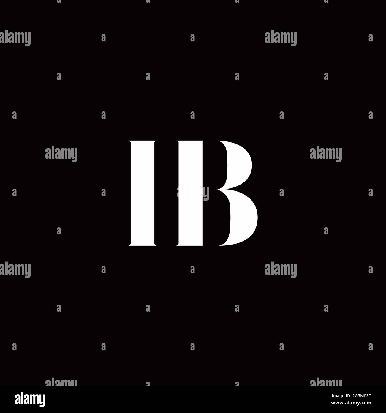 Logo Letter Initial Logo Designs Template with Gold and Black Background, Vector icon modern Stock Vector