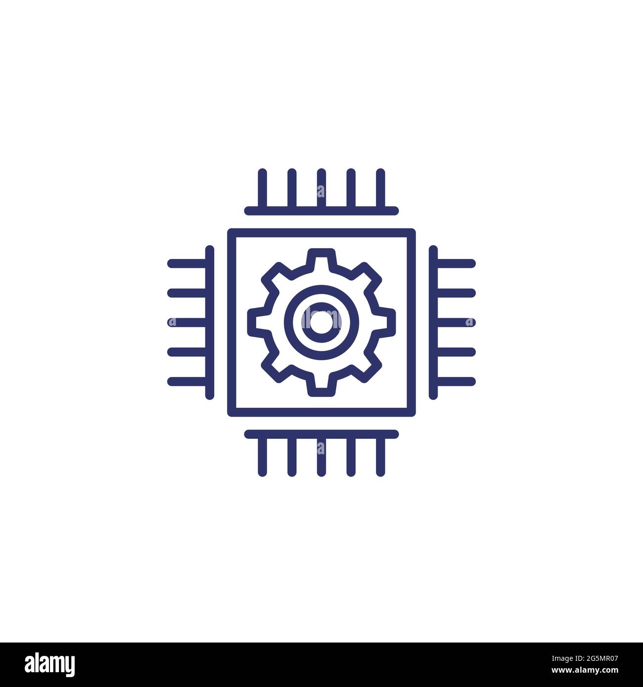 Microelectronics technology Stock Vector Images - Alamy