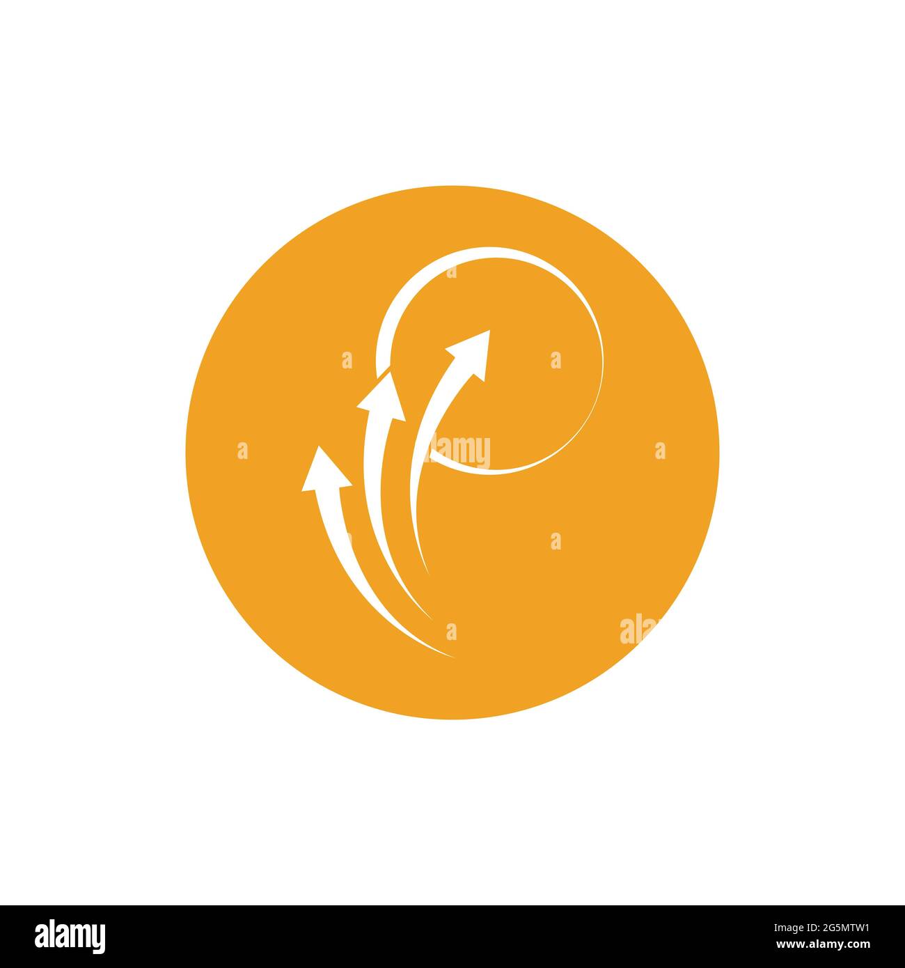 Arrow vector illustration icon Logo Template design Stock Vector