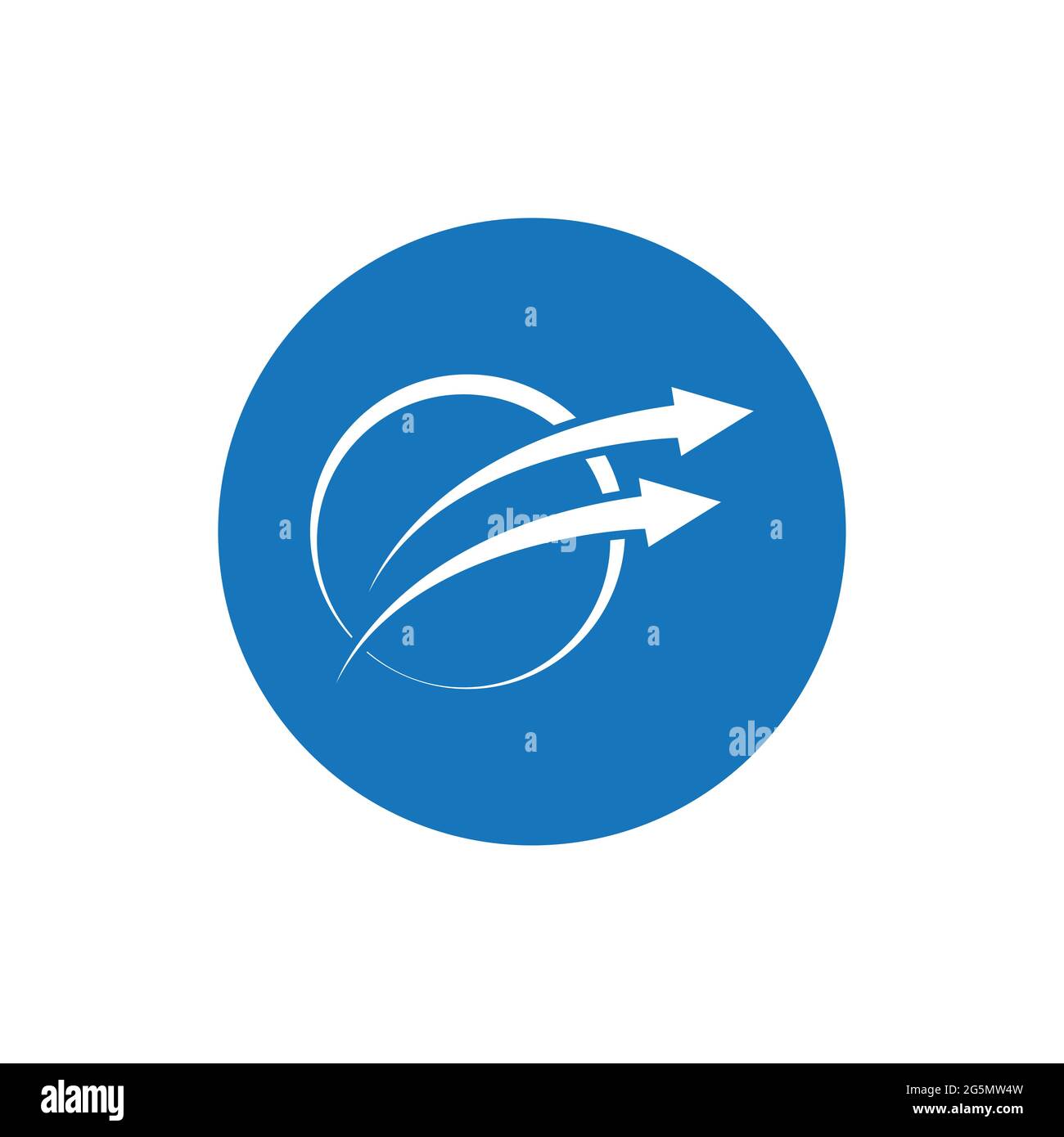 Arrow vector illustration icon Logo Template design Stock Vector