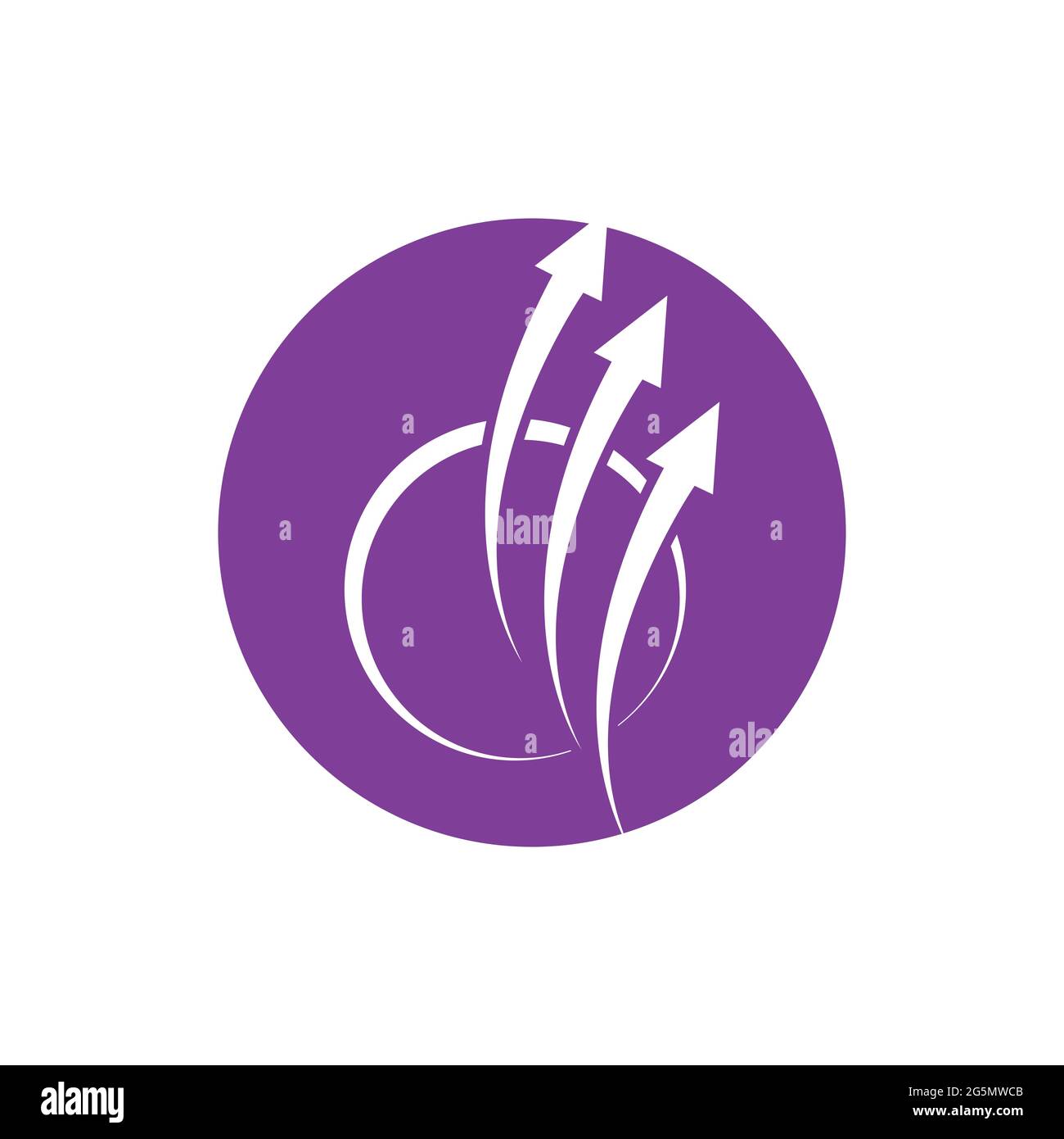 Arrow vector illustration icon Logo Template design Stock Vector