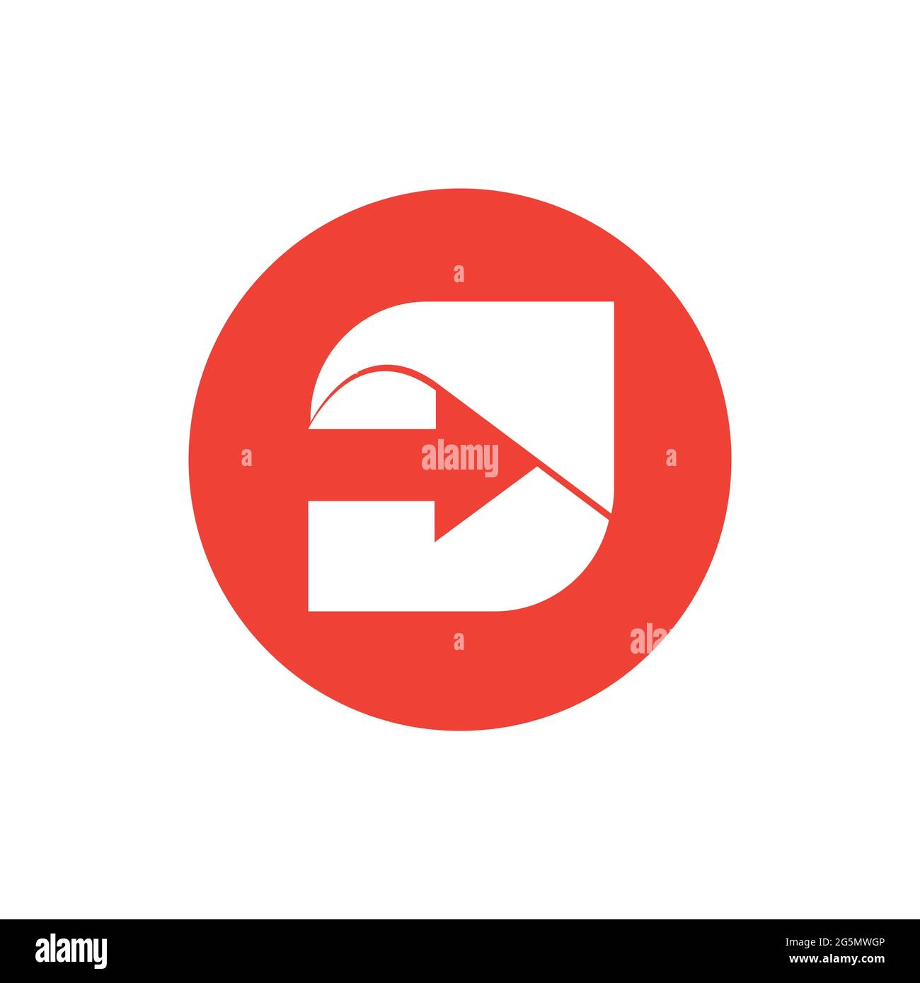 Arrow vector illustration icon Logo Template design Stock Vector