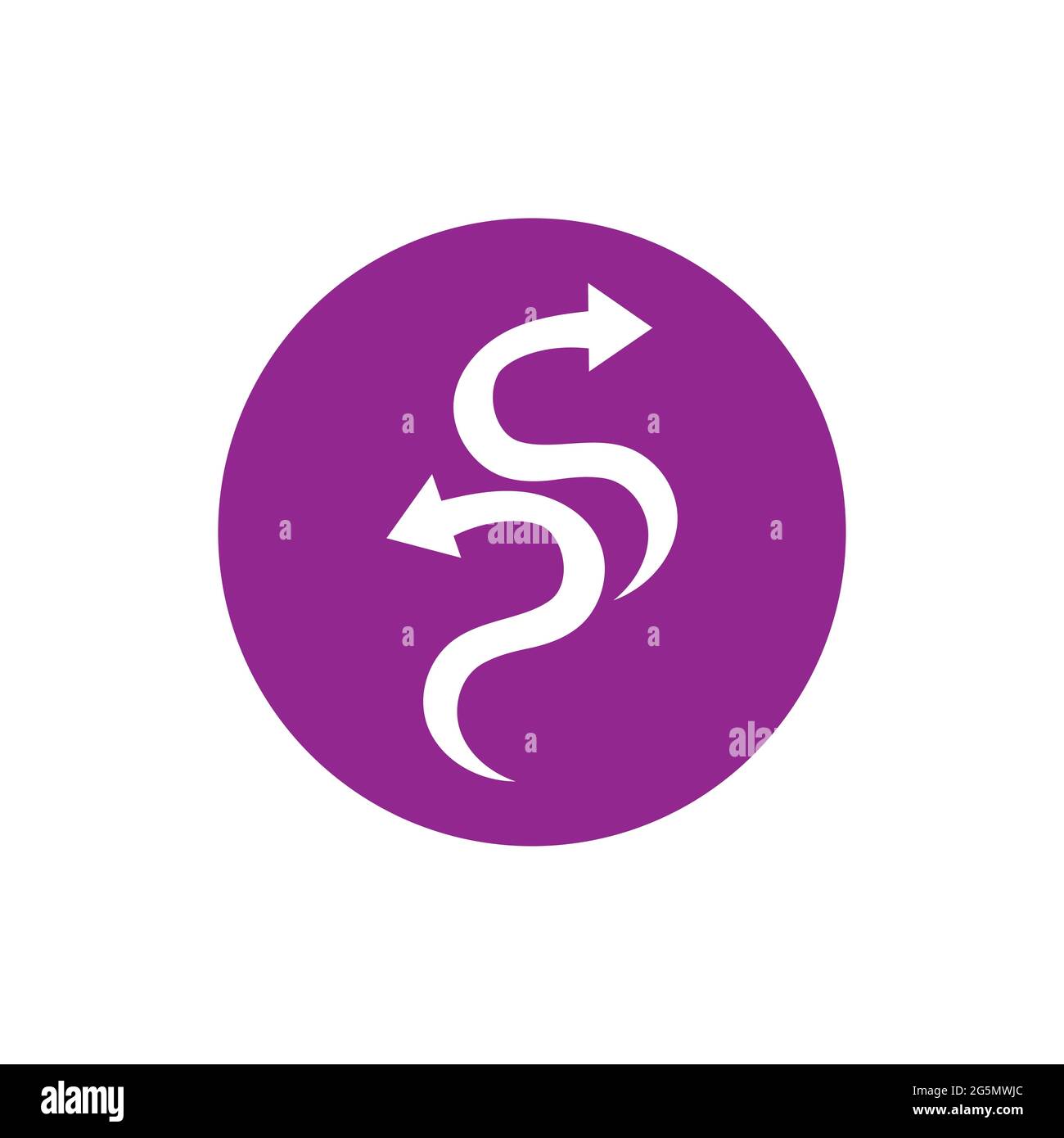 Arrow vector illustration icon Logo Template design Stock Vector