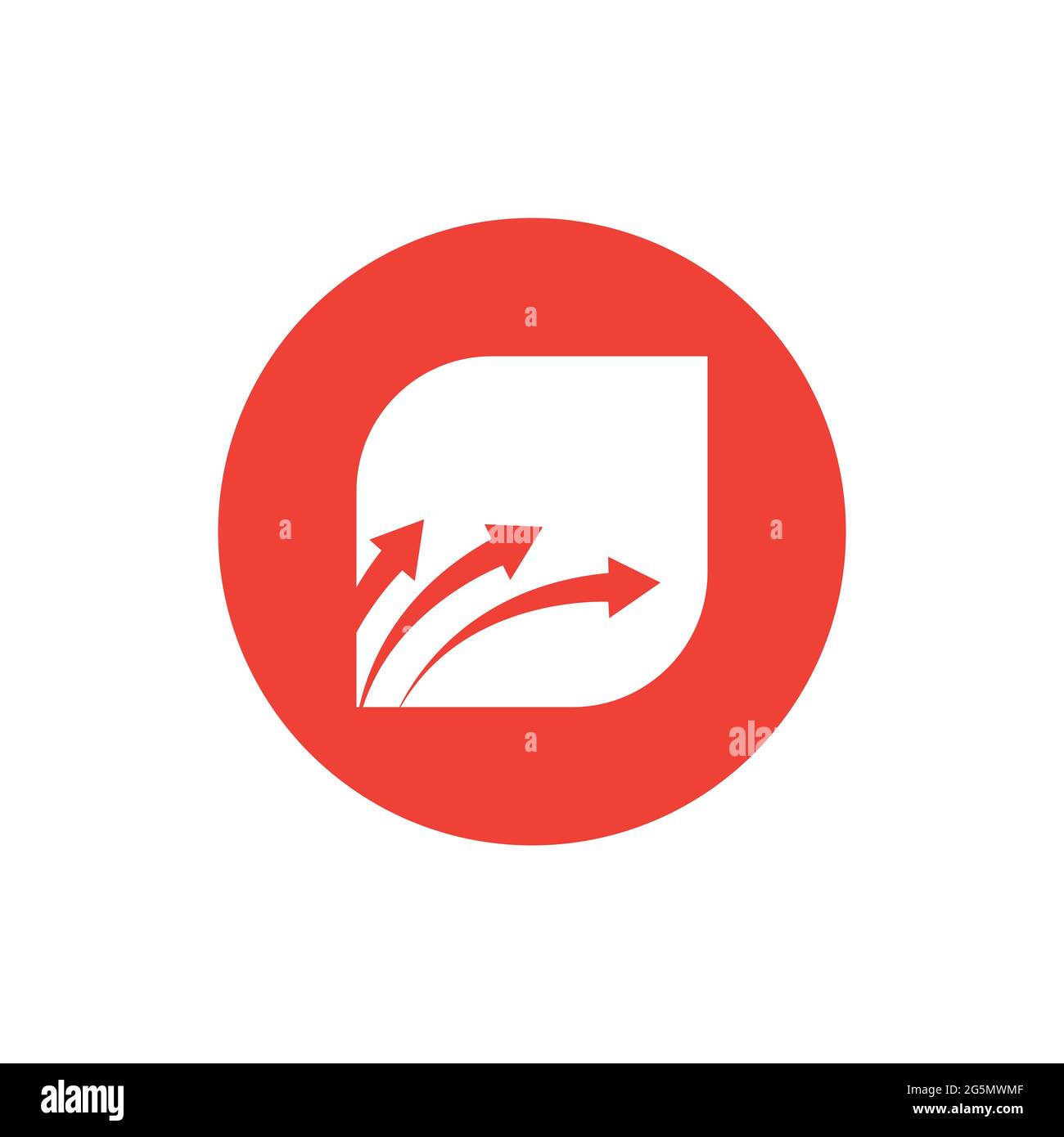 Arrow vector illustration icon Logo Template design Stock Vector
