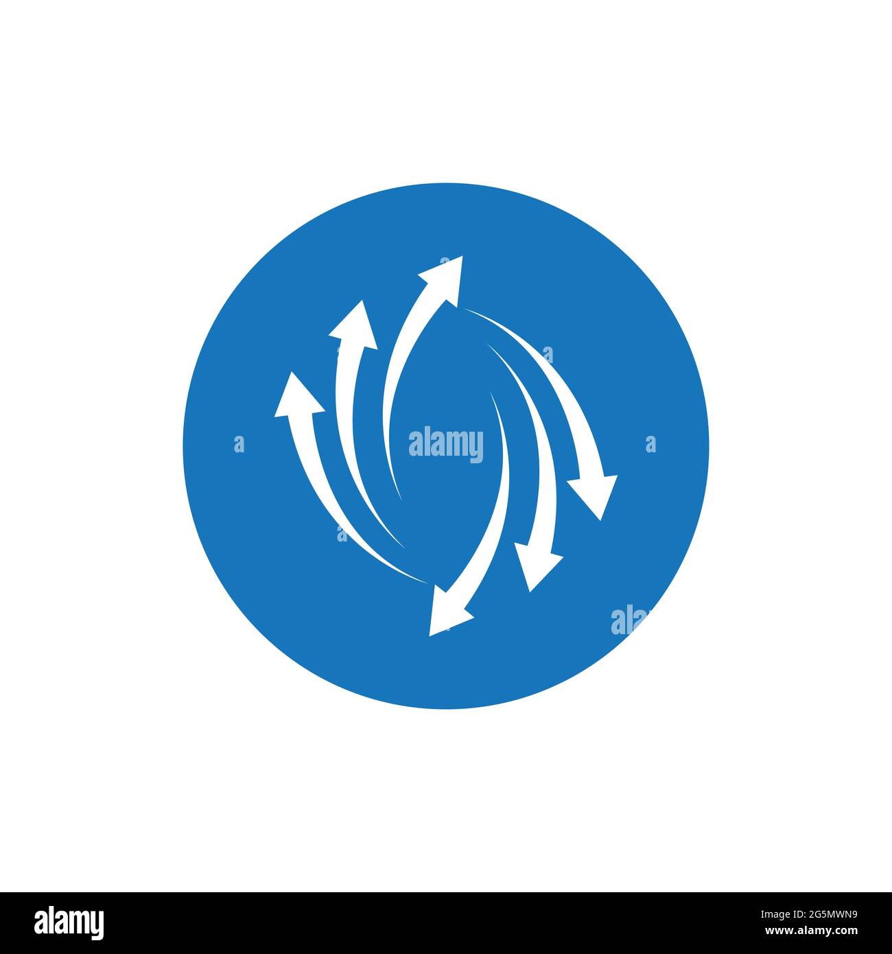 Arrow vector illustration icon Logo Template design Stock Vector