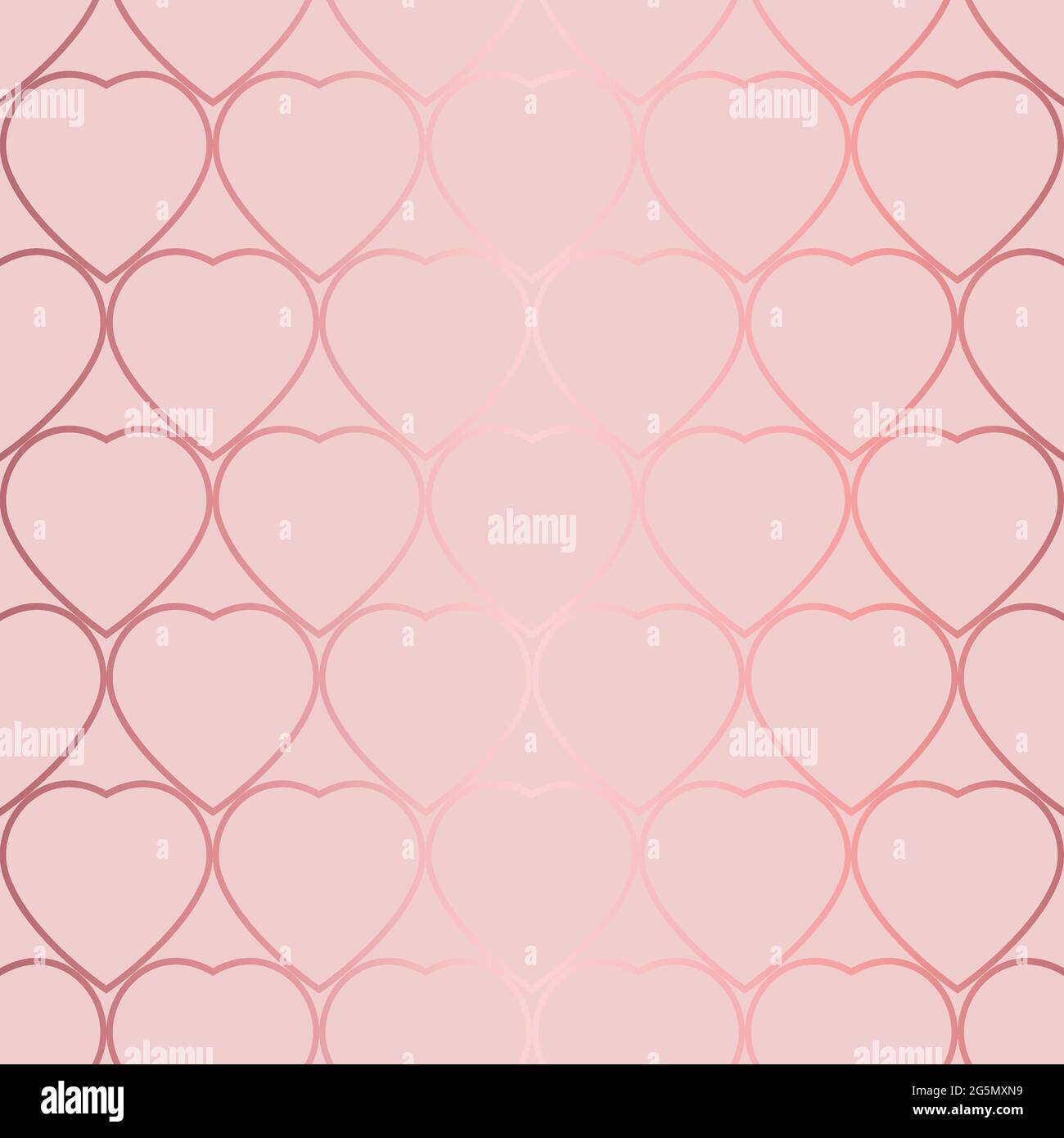 Vector illustration with cute rose gold print Stock Vector