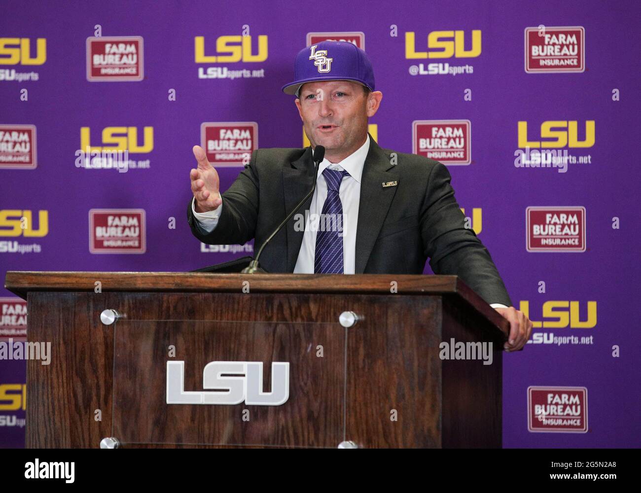 June 28, 2021 Jay Johnson is introduced as the new Head Baseball Coach