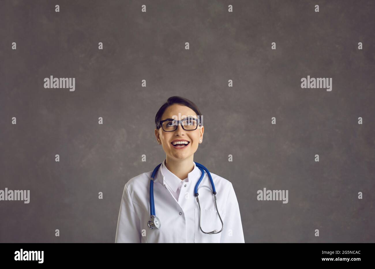 Female doctor laughing hi-res stock photography and images - Alamy