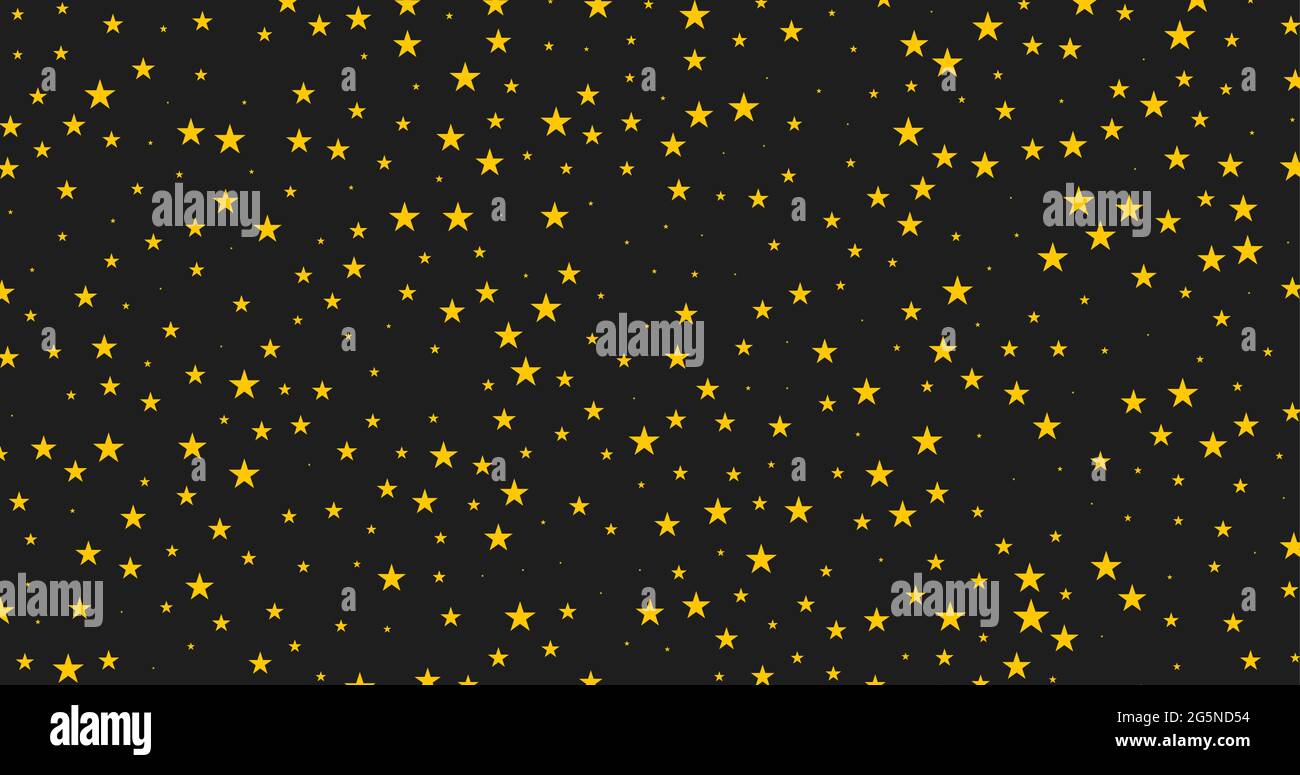 Space stars HD background, night sky and stars black and white seamless ...