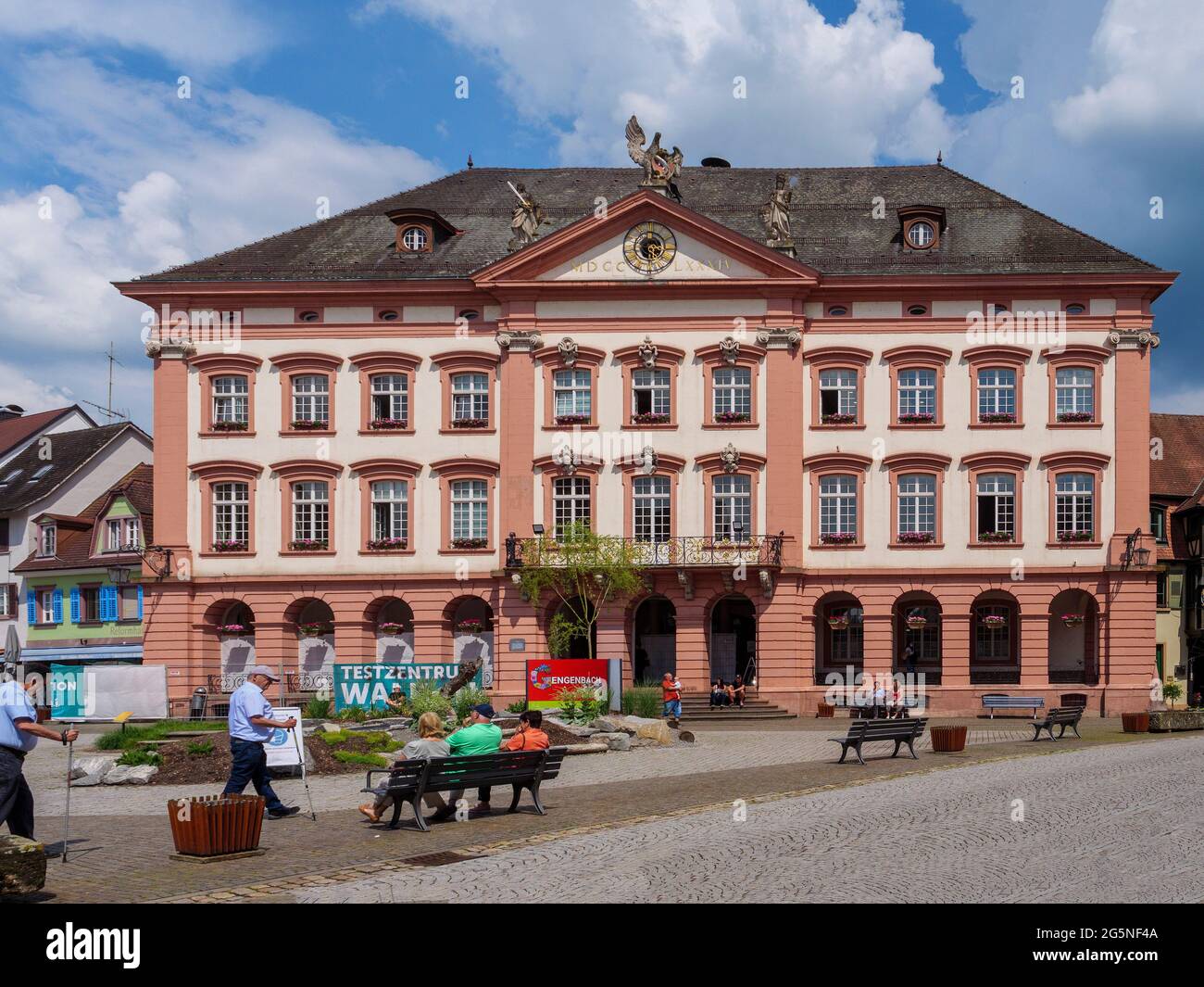 Townhall of Gengenbach, Ortenaukreis, Baden-Wuerttemberg, Germany, Europe Stock Photo