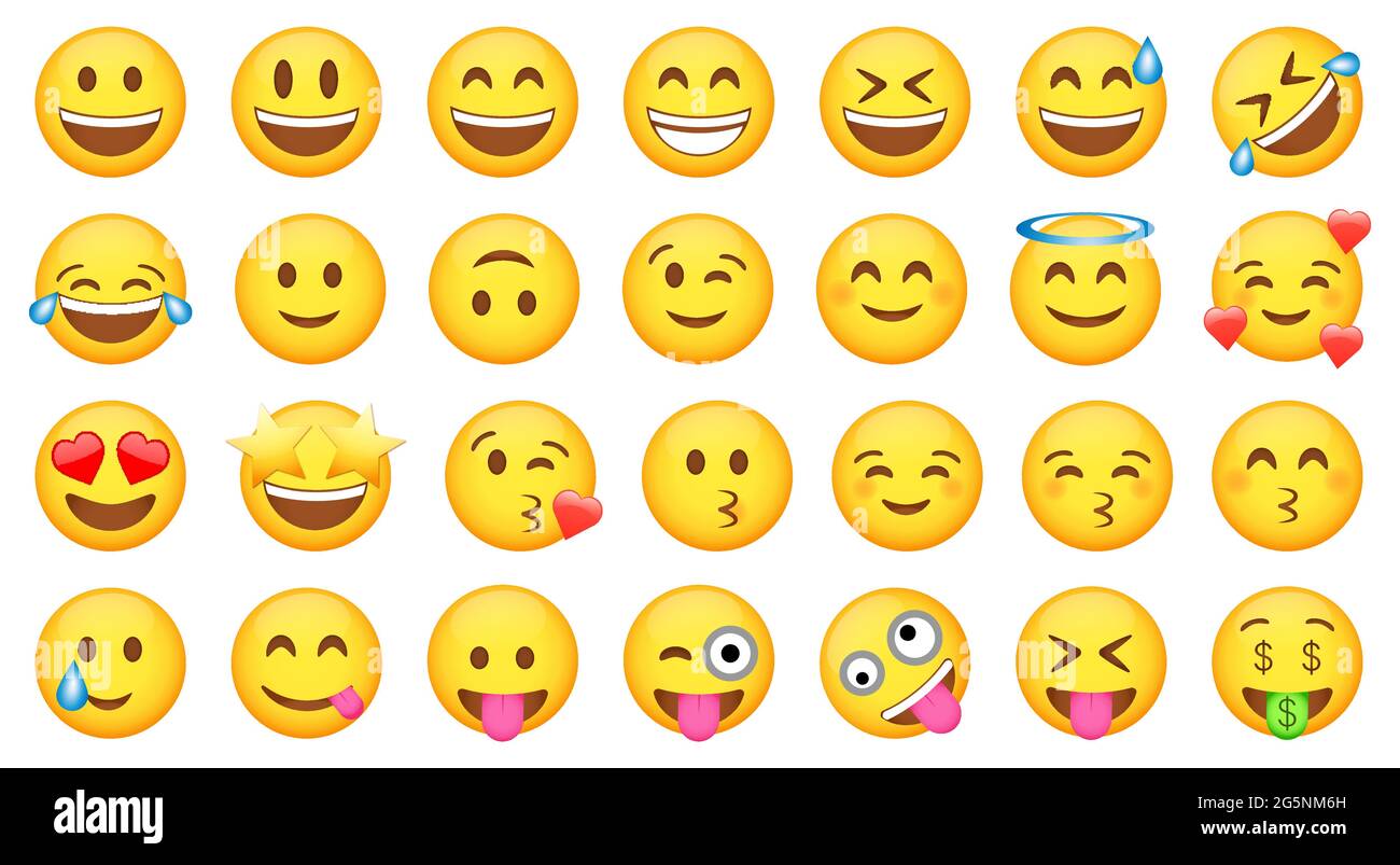 Yellow emoji hi-res stock photography and images - Alamy