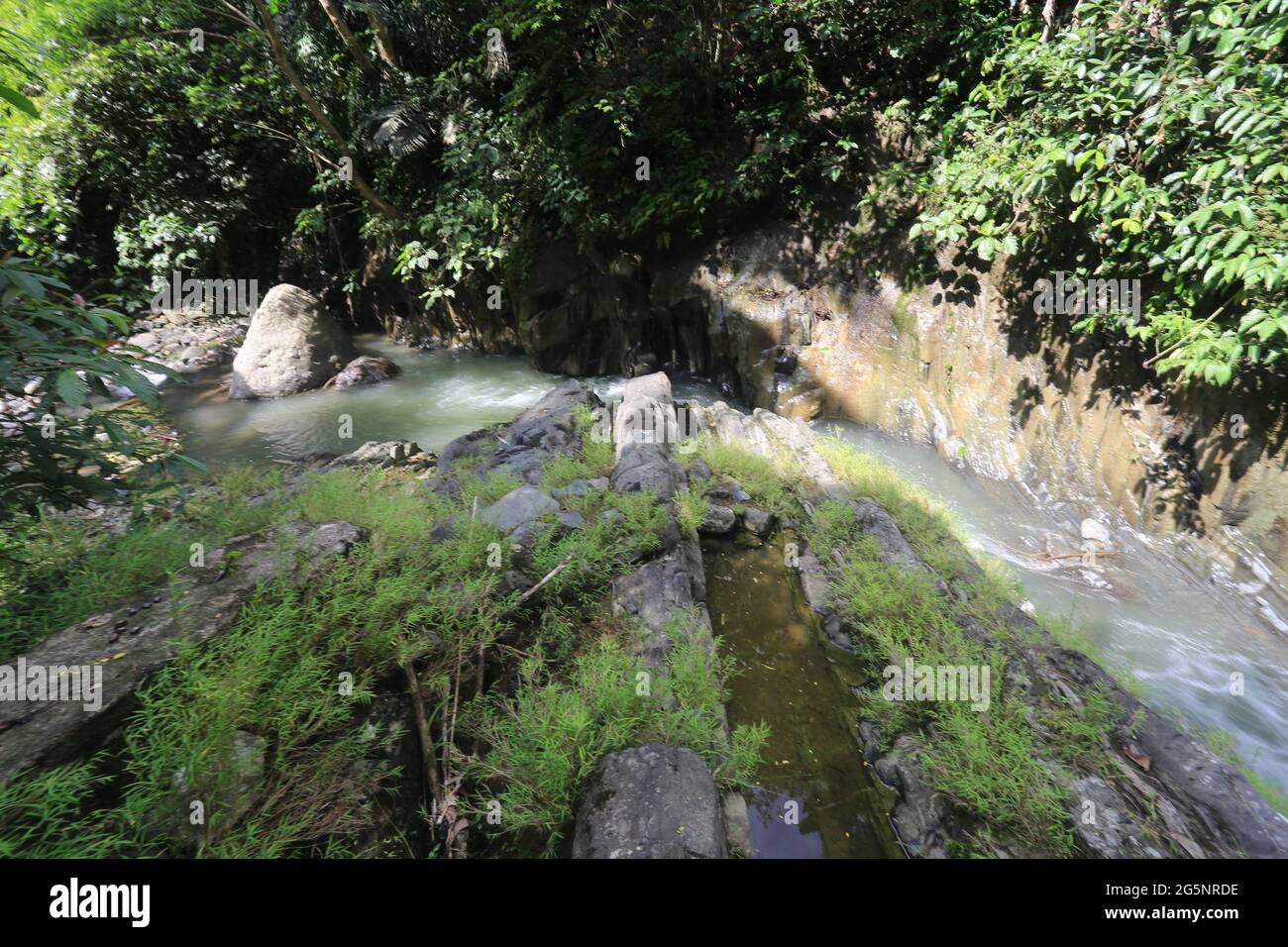 Water falls at tropical hills of West Java of Indoneia Stock Photo - Alamy