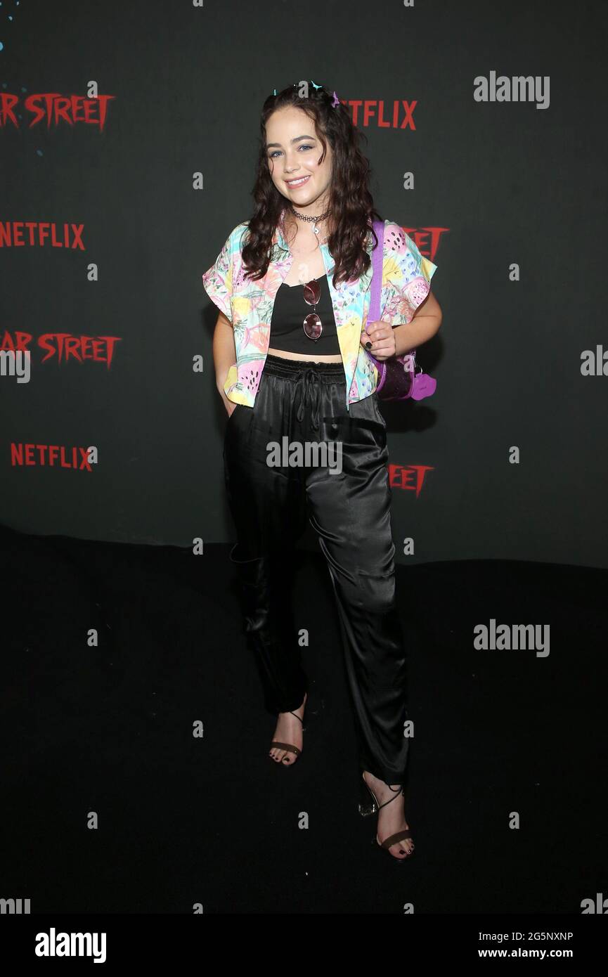 Los Angeles, CA -June 28 - Mary Mouser, at Premiere Of Netflix's "Fear