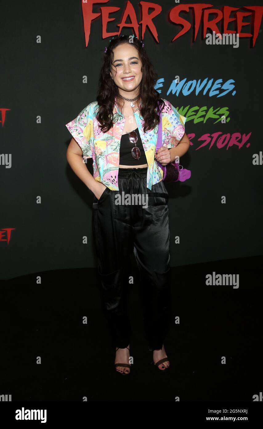 Los Angeles, CA -June 28 - Mary Mouser, at Premiere Of Netflix's "Fear
