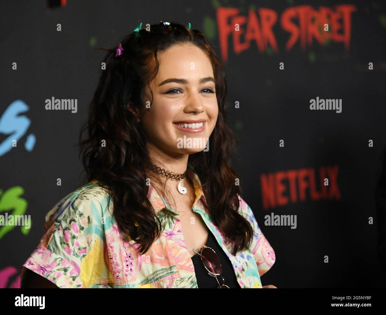Los Angeles, USA. 28th June, 2021. Mary Mouser arrives at the FEAR