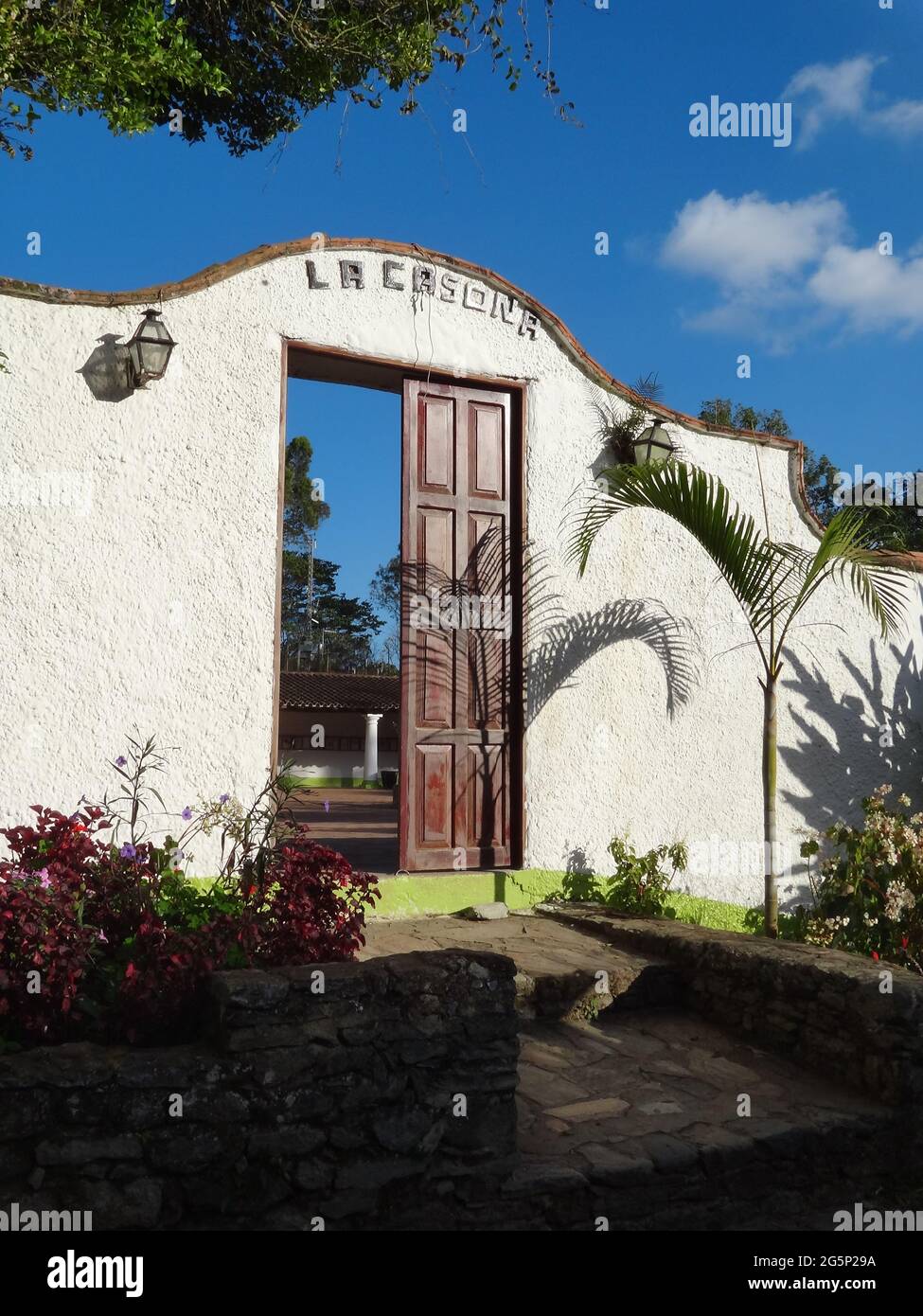 CARACAS, VENEZUELA - Mar 16, 2014: Casona Los Venados, Guardaparques. waraira repano o parque nacional el avila. Caracas, Venezuela Stock Photo