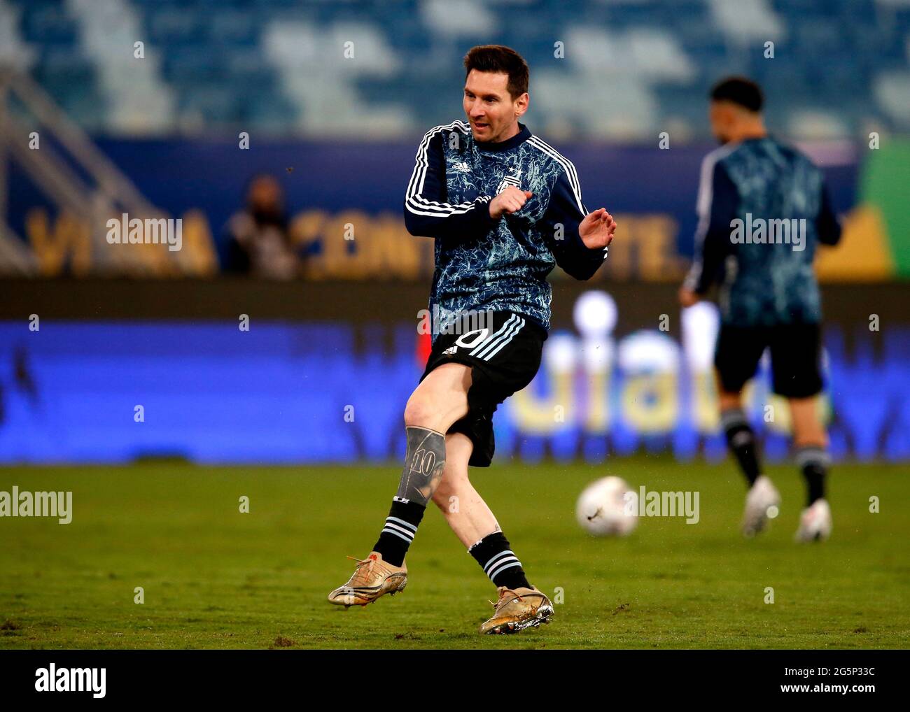 Cuiaba Brazil June 28 Lionel Messi Of Argentina During The Match Between Bolivia And Argentina As Part Of Conmebol Copa America Brazil 2021 At Estadio Arena Pantanal On June 28 2021