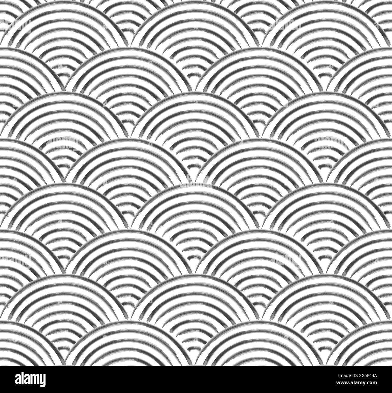 Semi circle pattern vector with black and silver color Stock Vector