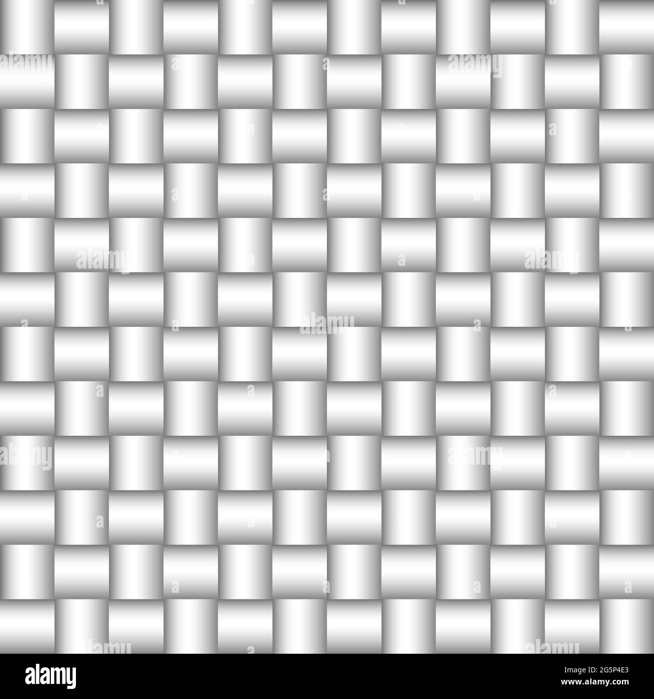 Volume Realistic Embossing Texture. White isolated background Stock Vector