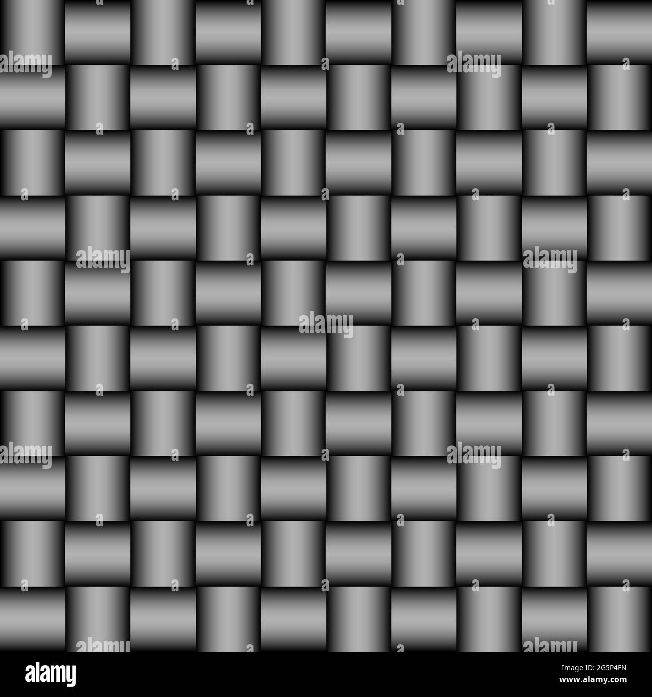 Volume Realistic Embossing Texture. Grey isolated background Stock Vector