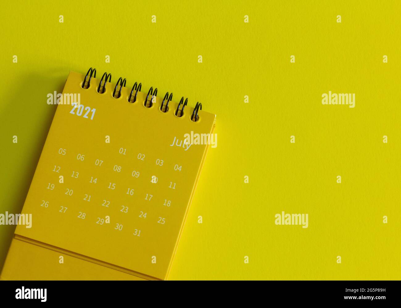 Tear off Calendar For July 2021 Desktop Calendar For Planning