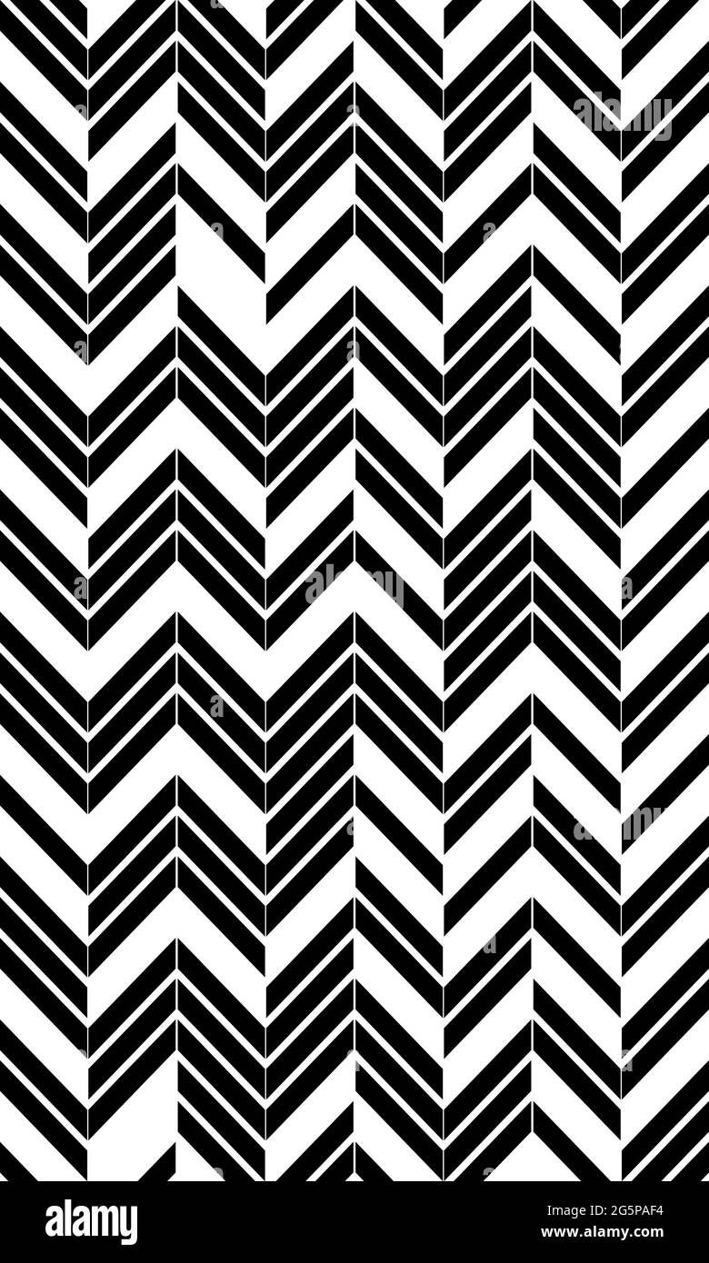 Hand drawn line art creative herringbone pattern, perfectly seamless