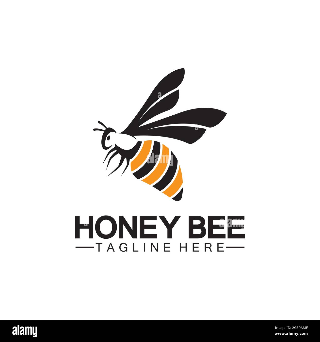 Bee honey logo vector icon symbol illustration design template Stock ...