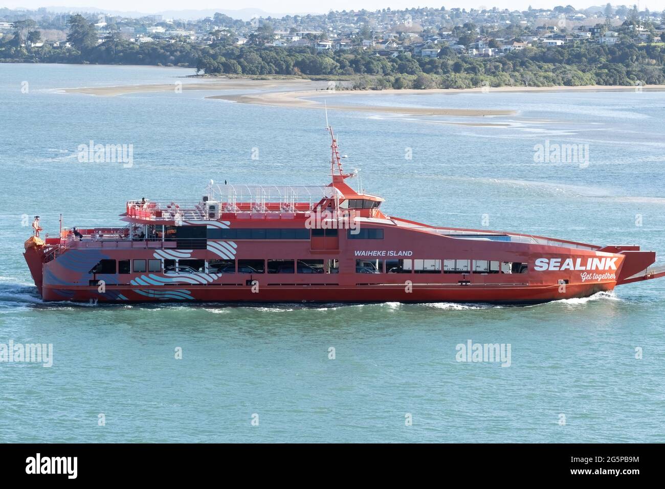 Sealink waiheke island car ferry hires stock photography and images