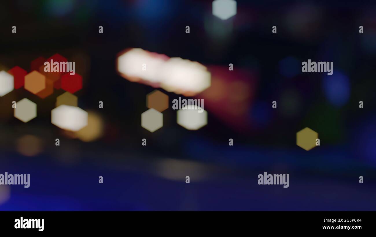 Defocused Bokeh Lights And Lens Flare, Abstract Light Background Stock ...