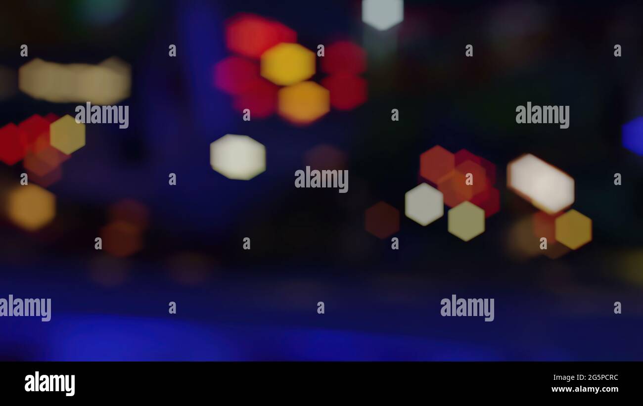 Defocused Bokeh Lights And Lens Flare, Abstract Light Background Stock ...