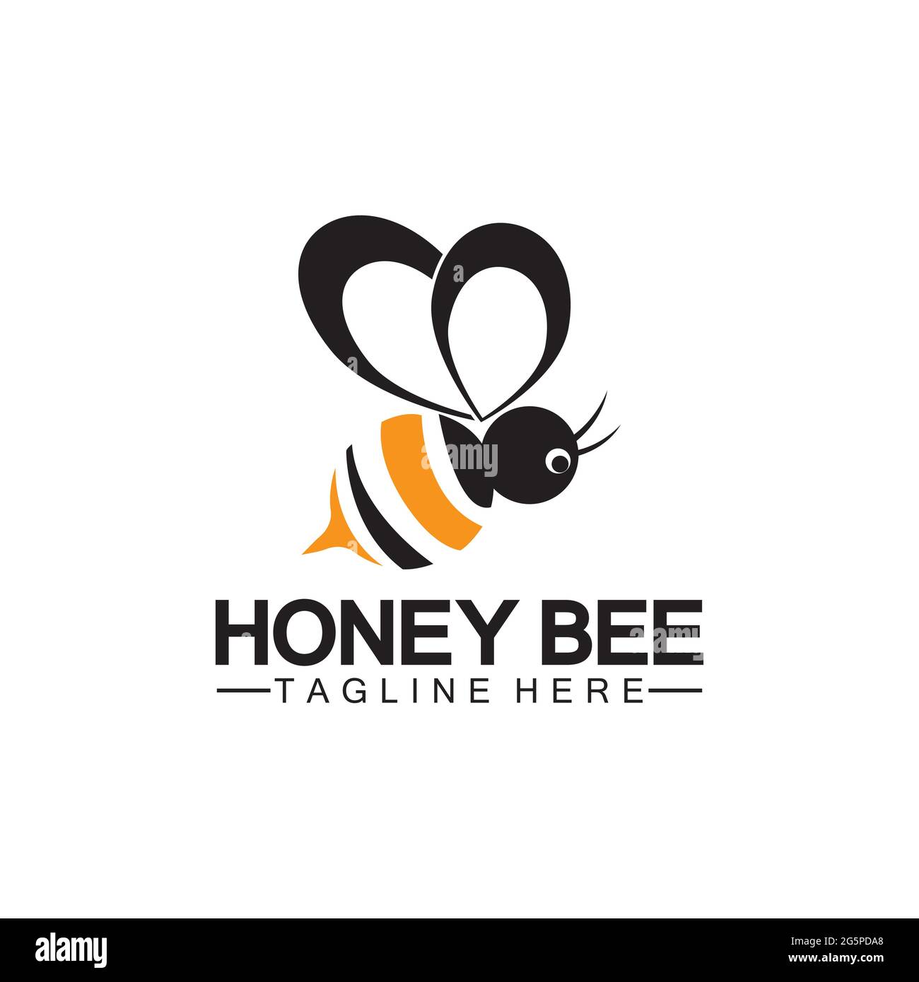 Bee honey logo vector icon symbol illustration design template Stock ...