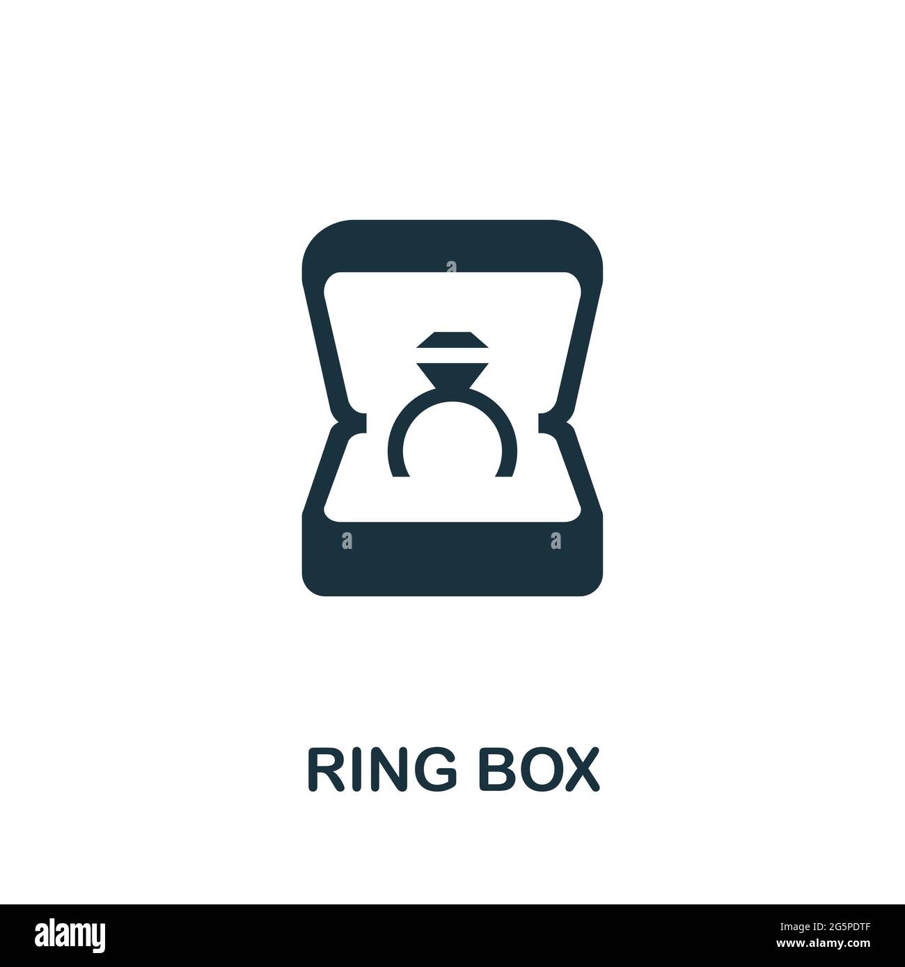 Ring Box Icon Simple Element From Jewelery Collection Creative Ring Box Icon For Web Design Templates Infographics And More Stock Vector Image Art Alamy