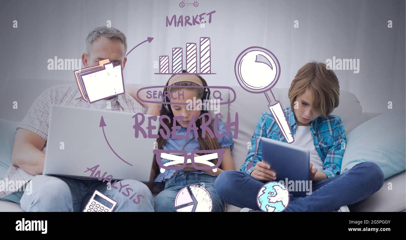 Electronic devices family hires stock photography and images Alamy