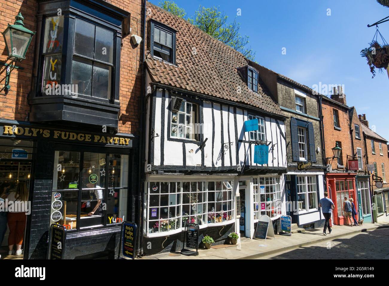 Bells Tea and Coffee house Steep Hill Lincoln City 2021 Stock Photo Alamy