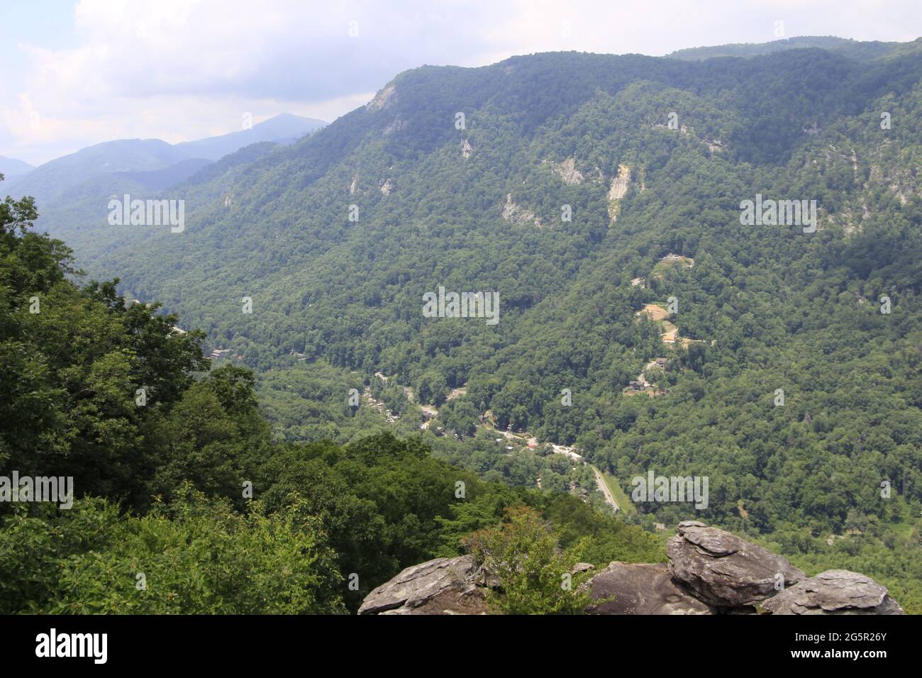 Chimney Rock State Park Lake Lure North Carolina Stock Photo Alamy