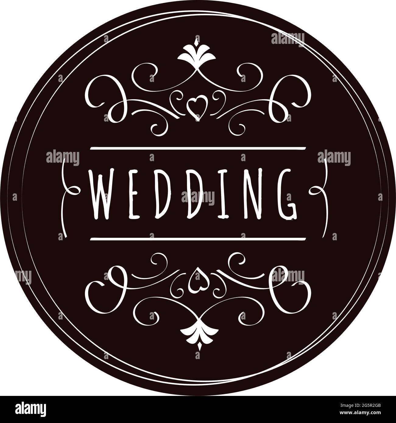 Wedding seal stamp Stock Vector Image & Art Alamy