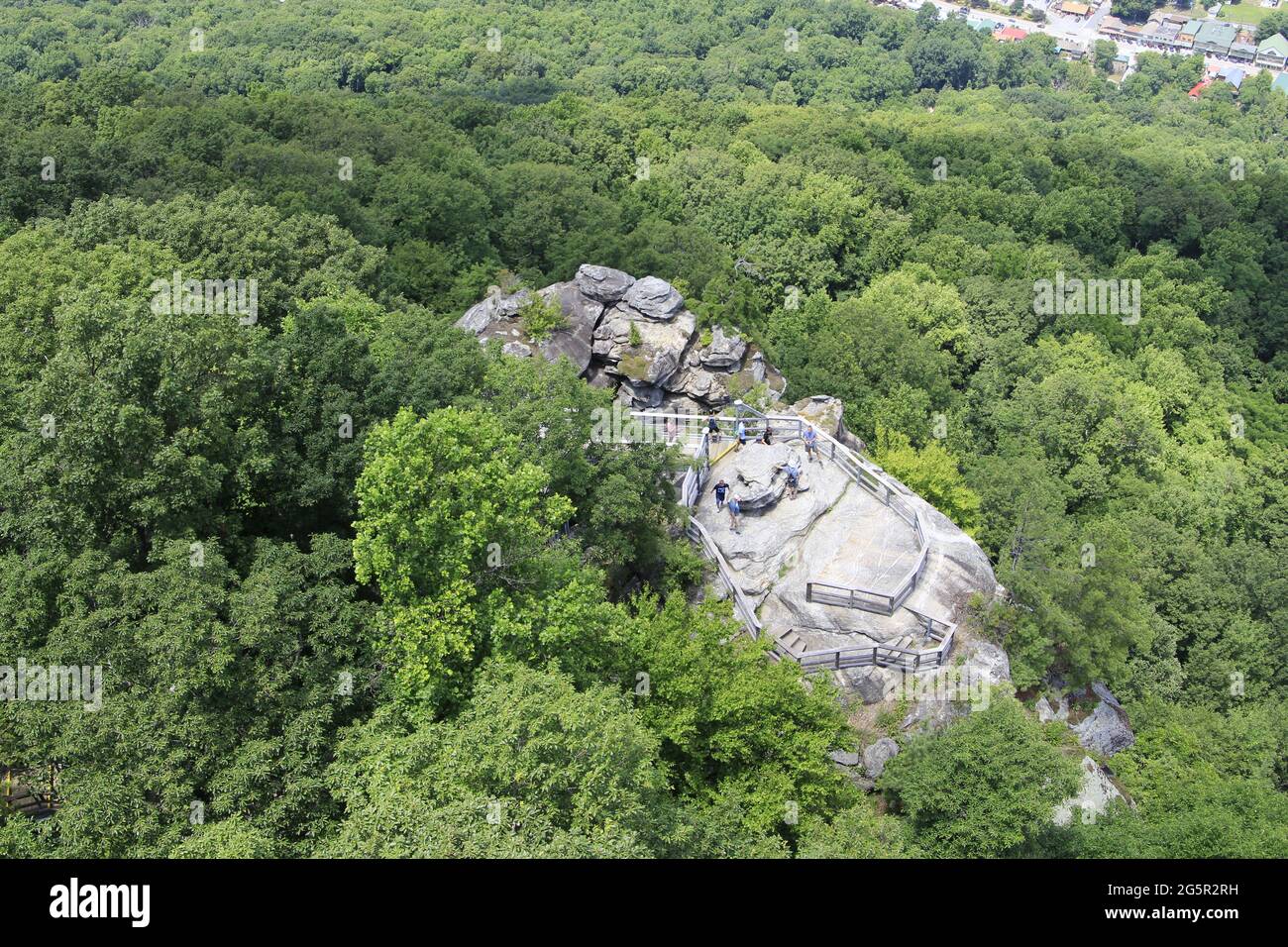 Chimney Rock State Park Lake Lure North Carolina Stock Photo Alamy