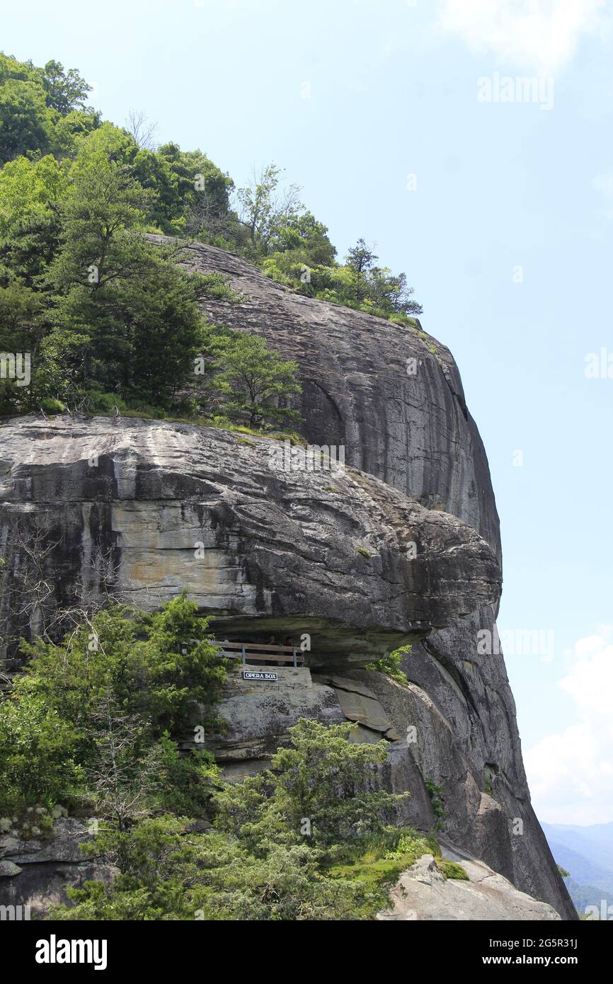 Chimney Rock State Park Lake Lure North Carolina Stock Photo Alamy