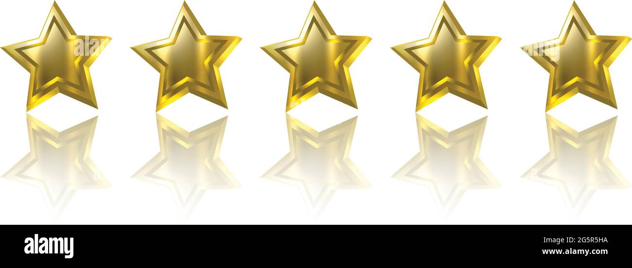 Five stars rating vector icon Stock Vector Image & Art - Alamy