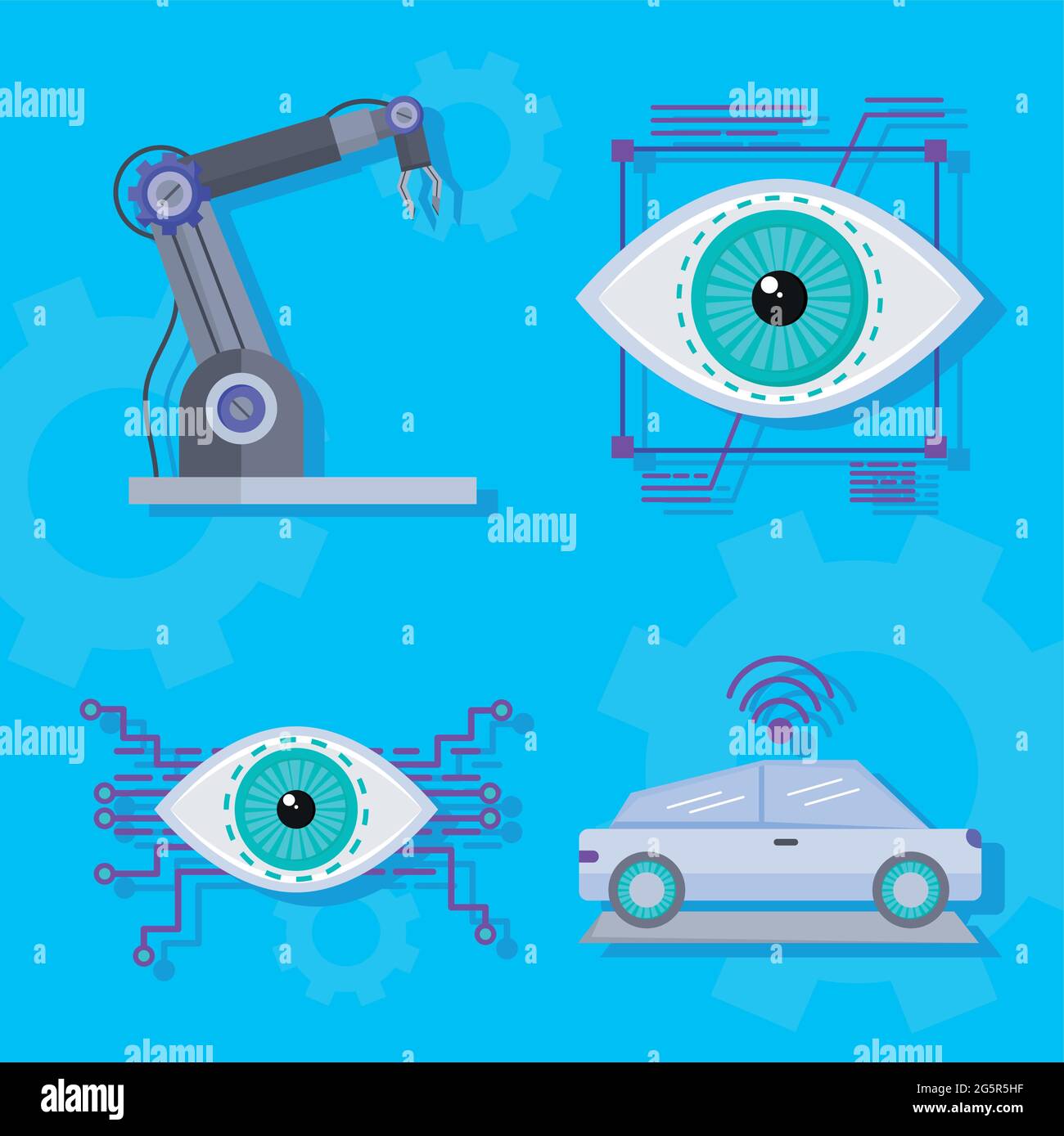 Future technology icon collection Stock Vector Image & Art - Alamy