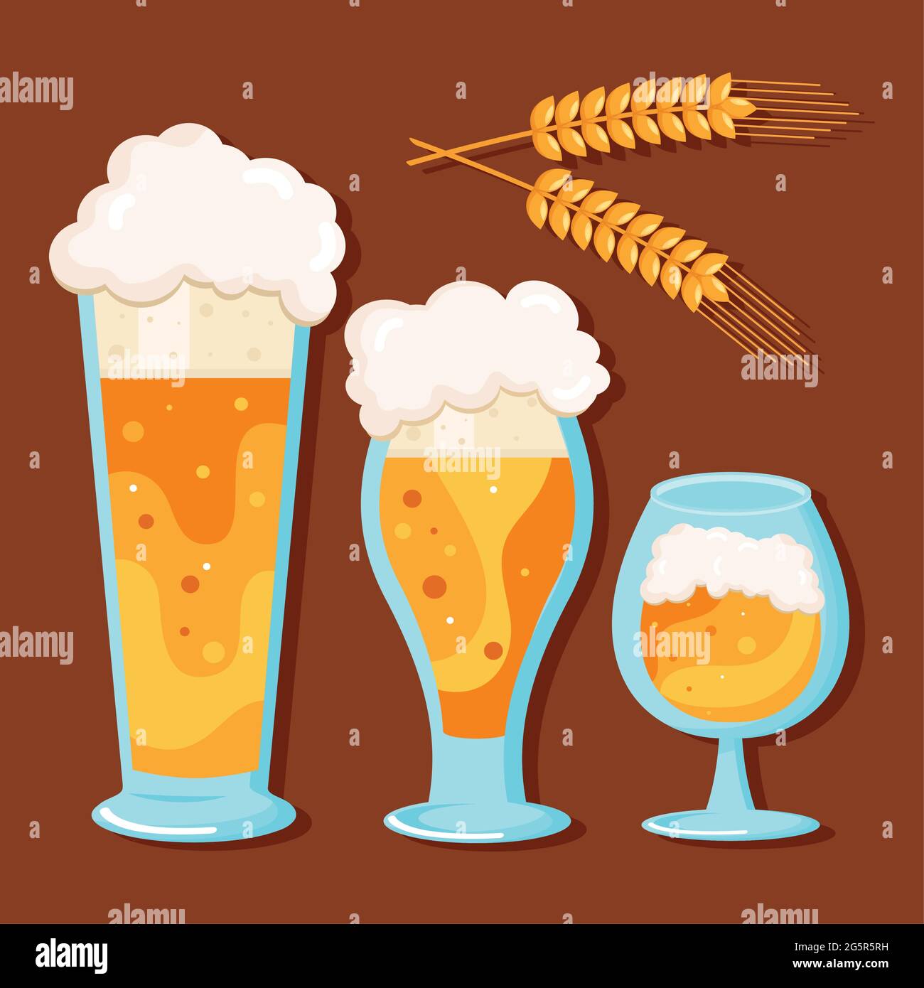 beer icon collection Stock Vector Image & Art - Alamy